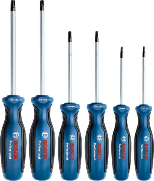 Викрутка Bosch Professional набір 6шт, SL 4.5, 5.5, 6.5, PH1, PH2