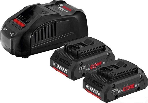 Набір акумулятора та зарядного пристрою Bosch Professional ProCore 18В 2х18В 4А*год ЗП