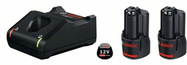 Набір акумулятора та зарядного пристрою Bosch Professional GBA 2х12В 2А&#183;год + GAL 12В-40 2х12В 2А&#183;год ЗП