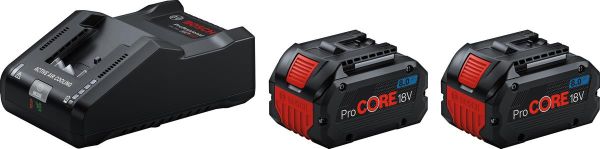 Набір акумулятора та зарядного пристрою Bosch Professional ProCore 18В 2х18В 8А*год ЗП GAL 18В-160"