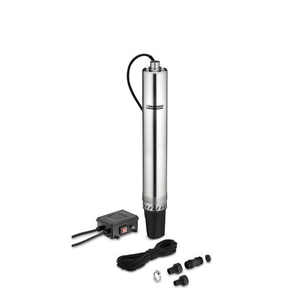 Насос свердловинний Karcher ВР 6 Deep Well, 1000 Вт, 5000 л/г, 55 м, 5.5 бар, 27 м, 105мм, 35 °CC, G1, 8.05кг