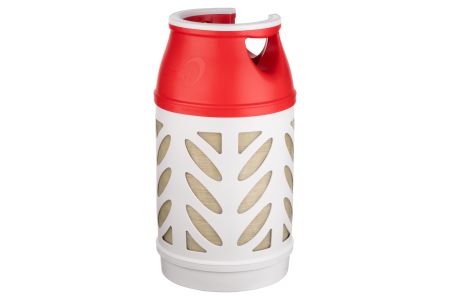 Балон газовий композитний Hexagon Ragasco HR24.5L, 24.5л, пропан/бутан 10кг/12кг, 30бар, вентиль Shell (український стандарт), 5.4кг