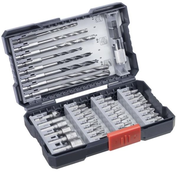 Набір біт і свердл Einhell HSS, 39шт, L-Box, KWB