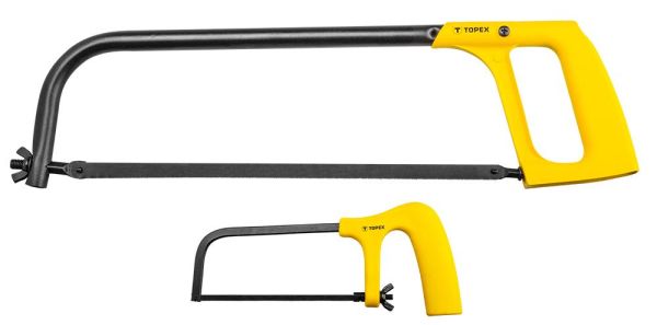 Ножівка по металу TOPEX, набір 2шт, 150мм та 300мм, пластикове руків'я