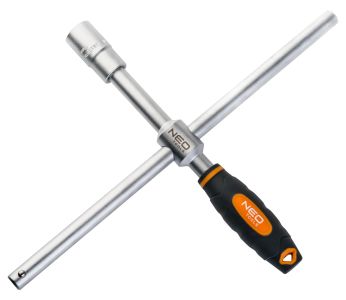 Ключ балонний Neo Tools, 1/2&quot;, головки 17,19мм, тримач прогумований
