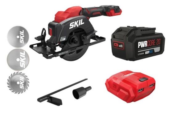 Пила дискова акумуляторна SKIL 3540 CA Compact 20В 1х5А*год 120мм 1.8кг
