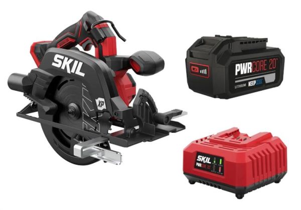 Пила дискова акумуляторна SKIL 3571 CA XP безщіткова 20В 1х5А*год 184мм 2.95кг