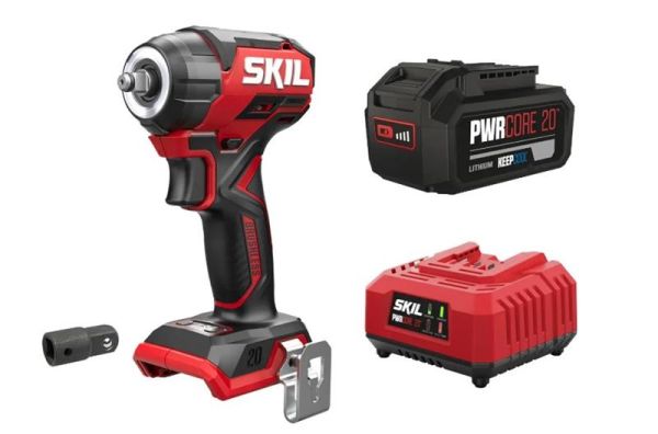 Гайковерт ударний SKIL 3265 CA Compact безщітковий 20В 1х5А*год до 2850об/хв 250Нм 0.9кг