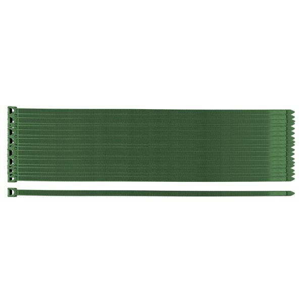 Хомут-стяжка Neo Tools, 50шт, пластик, 7.6х380мм, зелений