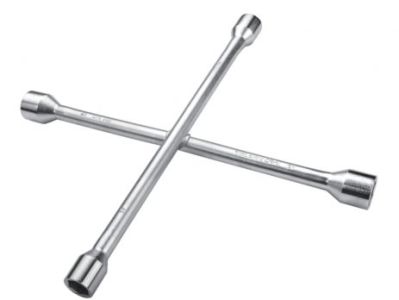 Ключ балонний Tolsen, хрестовий, 5/20&quot;17х19х21х23мм, довжина 355мм