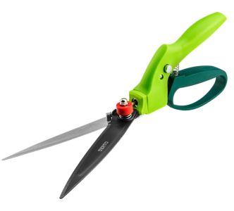 Ножиці для трави Verto, пряме лезо 13см, багатопозиційні, поворот ріжучої частини на 360&#176;, 34см, 0.4кг