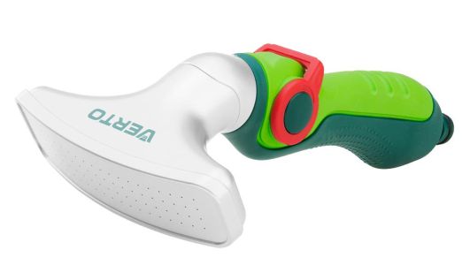 Зрошувач ручний Verto, пістолетний, 1/2&quot;-3/4&quot;, широкий, 1 функція, плавне регулювання напору води великим пальцем, тримач двокомпонентний