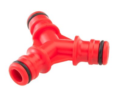 Конектор-трійник для шланга Verto, 1/2&quot;-3/4&quot;