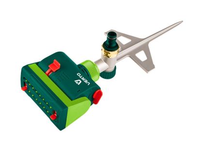 Зрошувач дощовий Verto, дощувач маятниковий, 1/2&quot;-3/4&quot;, 16 сопел, площа розпилення 14х19 м