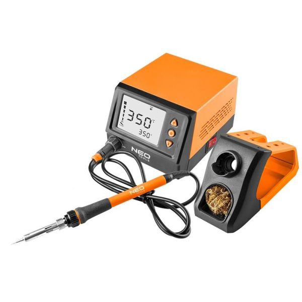 Паяльна станція Neo Tools SL1 60Вт 180-450 °CС РК-дисплей ESD захист автоматичне відключення