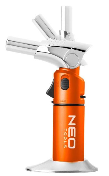 Паяльник газовий Neo Tools 1350°CC паливо 7.8гр поворотний п’єзозапалювання