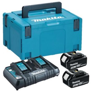 Набір акумулятора та зарядного пристрою Makita 197504-2 LXT BL1840 4х18В 4А&#183;год ЗП DC18RD кейс Makpac3