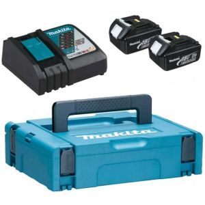Набір акумулятора та зарядного пристрою Makita 197952-5 LX BL1830 2х18В 3А&#183;год ЗП DC18RC кейс Makpac1