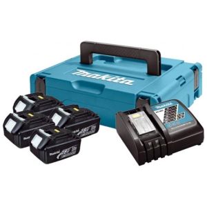 Набір акумулятора та зарядного пристрою Makita 197954-1 LX BL1830 4х18В 1х3А&#183;год ЗП DC18RC кейс Makpac1
