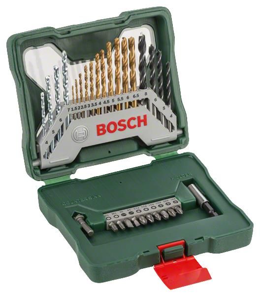 Набір свердел та біт Bosch Professional X-Line TITANIUM, кейс, 30шт