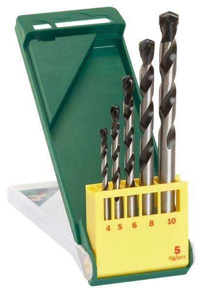 Набір свердел по бетону Bosch Professional, 4-10мм, кейс, 5шт