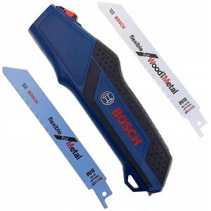 Рукоятка-тримач для шабельних полотен Bosch Professional з 2 полотнами