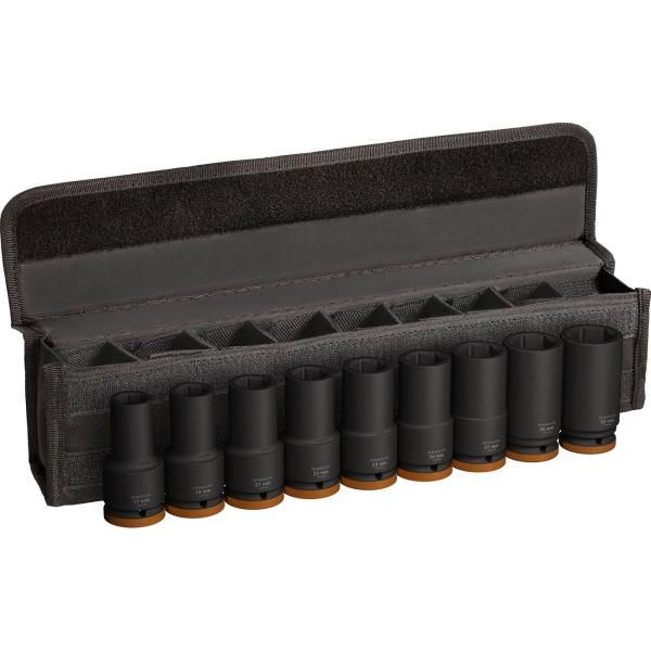Набір ударних торцевих головок Bosch Professional Deep 9шт 3/4"