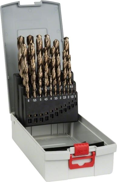 Набір свердел по металу Bosch Professional HSS-Co ProBox, 1-13мм, кейс, 25шт