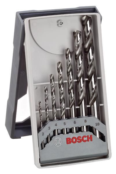 Набір свердел по металу Bosch Professional HSS-GMiniX-Line, 2-10мм, кейс, 7шт