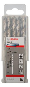 Свердло Bosch Professional HSS-G 7 по металу, 7мм, 10шт