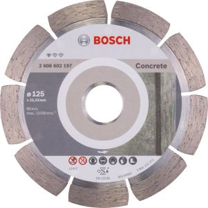 Диск алмазний Bosch Professional Standard for Concrete, 125х22.23мм, по бетону