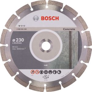 Диск алмазний Bosch Professional Standard for Concrete, 230х22.23мм, по бетону