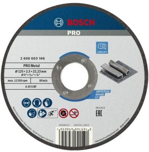 Диск відрізний Bosch Professional Standard по металу 125х2.5мм, прямий