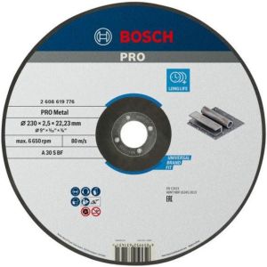 Диск відрізний шліфувальний Bosch Professional Standard, 230х22.23мм, по металу