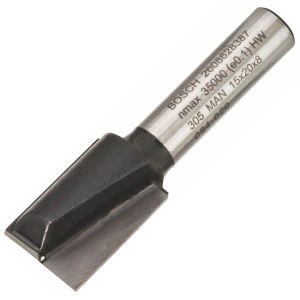 Фреза пазова Bosch Professional з двома лезами Std S8 D15 L20