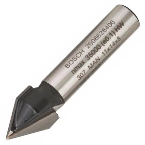 Фреза пазова V-подібна Bosch Professional V Std S8 D11 L14 60&#176;