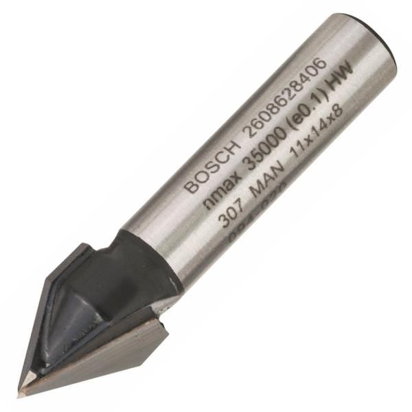 Фреза пазова V-подібна Bosch Professional V Std S8 D11 L14 60°C