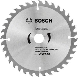 Диск пиляльний Bosch Professional Eco for Wood 160x2.2x20-36T