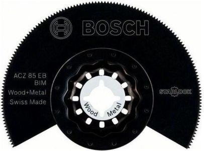 Диск пиляльний сегментований Bosch Professional StarlockBIM Wood Met ACZ85EB
