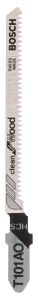 Полотно пиляльне для електролобзика HSC Bosch по дереву, T 101 AO, 1.4х82мм, 2шт