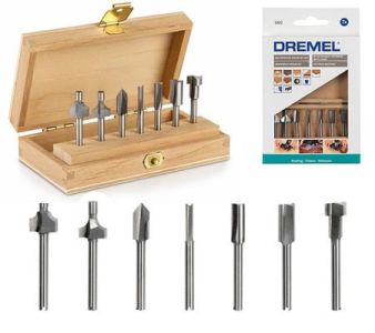 Набір фрез Dremel 660, 7шт, кейс