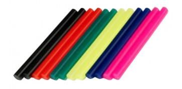 Стрижні клейові Dremel, 7х100мм, 12шт, багатокольоровий