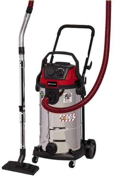 Пилосос професійний Einhell TE-VC 2340 SACL 1500Вт 225мБар контейнер 40л розетка клас L 10.1кг