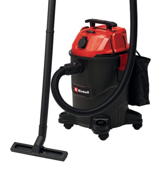 Пилосос професійний Einhell TC-VC 1825 А 1250 Вт пластик 25 л 180 мбар шланг 2.5 м кабель 3 м розетка 2.2 кВт 4.2кг