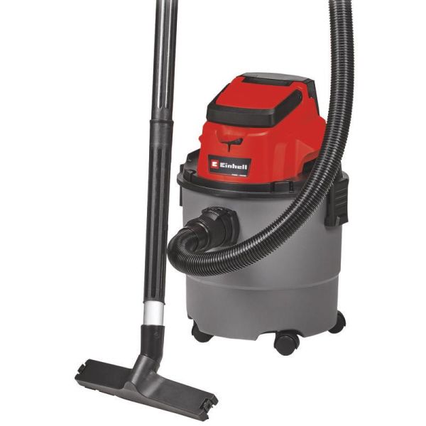 Пилосос професійний акумуляторний Einhell TC-VC 18/15 Li-Solo PXC 18В 8кПа контейнер 15л без АКБ та ЗП