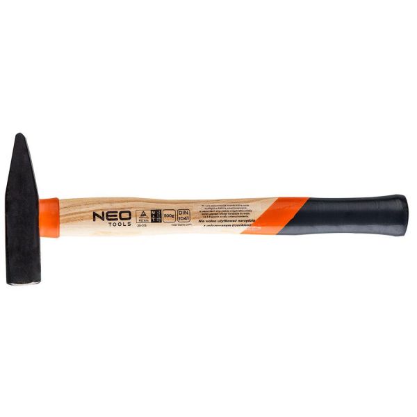 Молоток слюсарний Neo Tools 500г 31.5см руків'я дерев'яне з ясеню