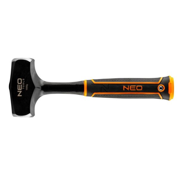 Молоток кувалда Neo Tools 1500г 28см монолітна сталева конструкція руків&#39;я двокомпонентне