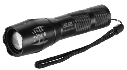 Ліхтар ручний акумуляторний 2E FLBL1812BI Micro-USB 1200мА&#183;год 1200лм 10Вт 4 режими освітлення функція Power Bank IPX4 0.1кг