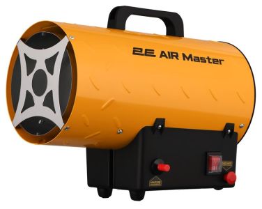 Теплова гармата газова 2E PowerHeat G15, 15кВт, 150м2, 420м3/год, IPX4, жовтий, 3.8кг