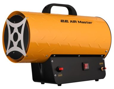 Теплова гармата газова 2E PowerHeat G30, 30кВт, 300м2, 750м3/год, IPX4, жовтий, 6.1кг